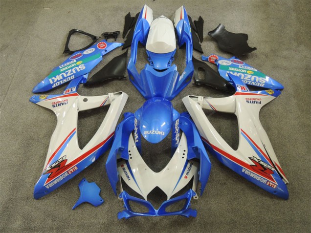 Blanc Bleu Rouge Vert Carénage Moto Suzuki GSXR 600 2008-2010