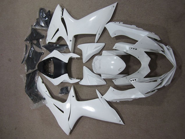 Blanc Carénage Moto Suzuki GSXR 600 2011-2024