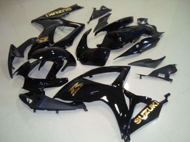 Noir Brillant Or Décalque Carénage Moto Suzuki GSXR 750 2006-2007 Pas Chère