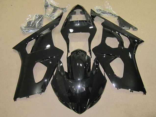 Noir Brillant Carénage Moto ABS Suzuki GSXR 1000 2003-2004