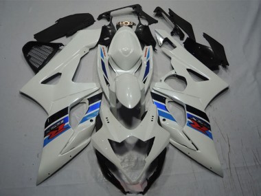 Blanc Bleu Noir Rouge Carénages Moto Suzuki GSXR 1000 2005-2006 Pas Chère