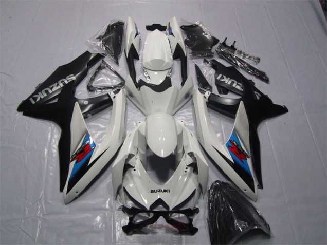 Blanc Bleu Noir Rouge Kits Carénages Moto Suzuki GSXR 1000 2007-2008