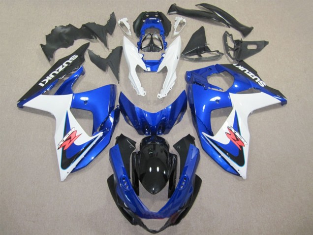Blanc Bleu Noir Carénage ABS Suzuki GSXR 1000 2009-2016
