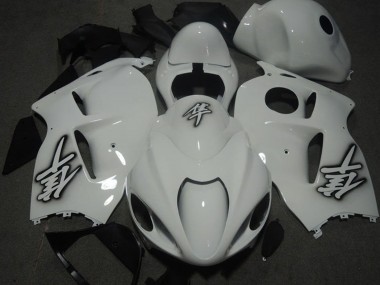 Blanc Carénages Moto Suzuki GSXR 1300 Hayabusa 1996-2007 Pas Chère