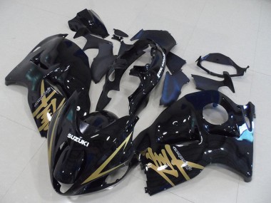 Noir Brillant Or Décalque Carénage Moto Suzuki GSXR 1300 Hayabusa 1996-2007 Pas Chère