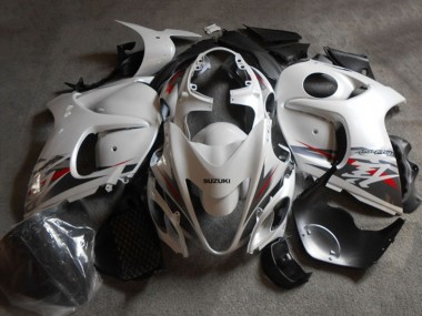 Blanc Noir Carénages Moto Suzuki GSXR 1300 Hayabusa 2008-2020 Pas Chère