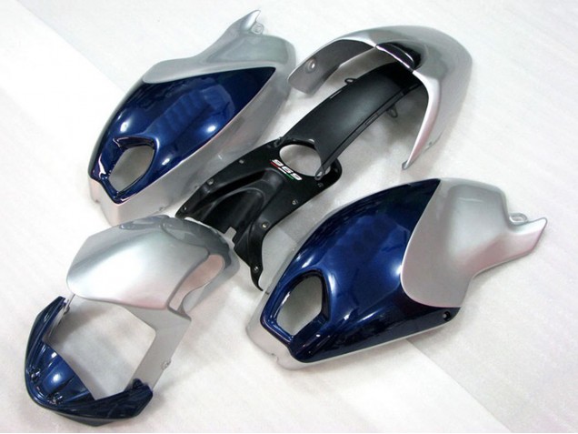 Bleu Foncé Argent Carénage Moto Ducati Monster 696 2008-2012