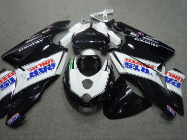 Blanc Noir Brillant Parts Unlimited Carénage Moto Ducati 749 999 2003-2004 Pas Chère