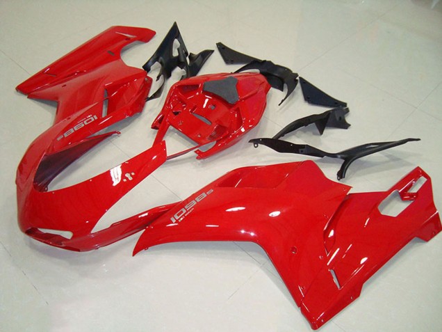 Rouge Kits Carénages Moto Ducati 1098 2007-2014