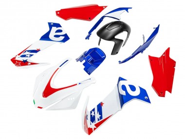 Blanc Bleu Rouge Carénages Moto Aprilia RS660 2020-2024 Pas Chère