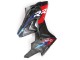 Bleu Rouge Fibre de Carbone Carénage Moto BMW S1000RR 2015-2016