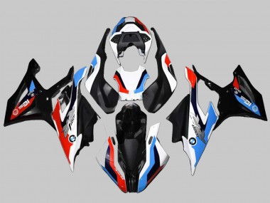 Noir Rouge Bleu Blanc Kits Carénages Moto BMW S1000RR 2019-2022 Pas Chère
