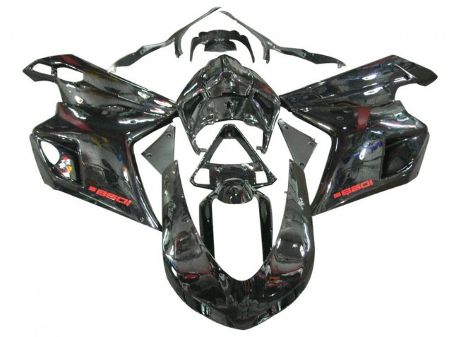 Noir Brillant Carénage Moto Ducati 1098 2007-2014