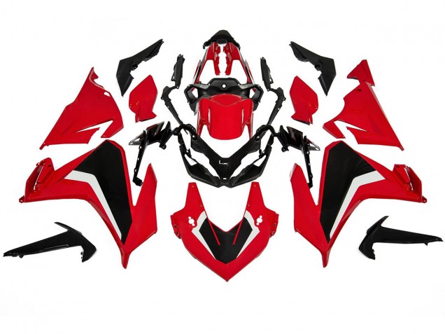 Rouge Blanc Noir Kits Carénage Moto Honda CBR500R 2022-2023