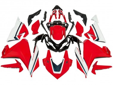 Rouge Blanc Noir Kits Carénages Moto Honda CBR500R 2022-2023 Pas Chère