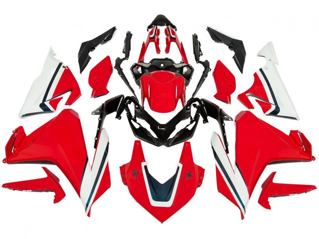 Rouge Blanc Noir Kits Carénages Moto Honda CBR500R 2022-2023