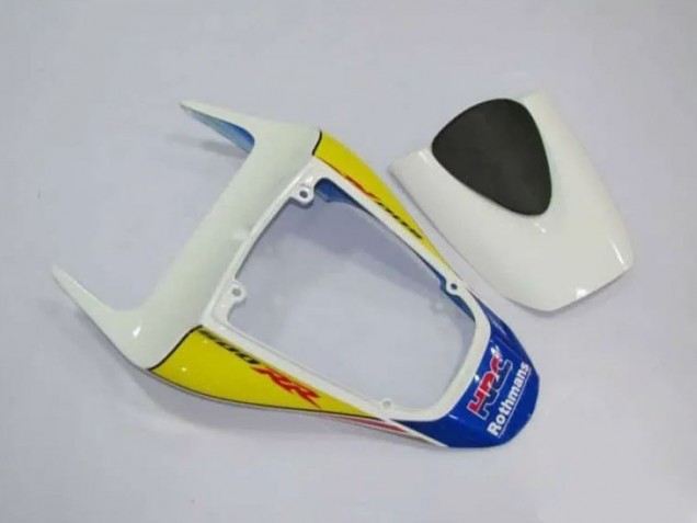 Blanc Bleu Jaune Rothmans Carénage Moto Honda CBR600RR 2007-2008