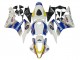 Blanc Bleu Jaune Rothmans Carénage Moto Honda CBR600RR 2007-2008