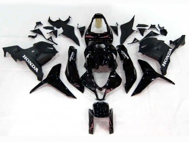 Noir Brillant Carénages Moto Honda CBR600RR 2009-2012 Pas Chère