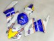 Blanc Bleu Jaune Rothmans Carénage Moto Honda CBR1000RR 2004-2005