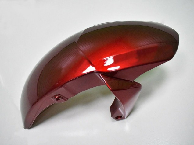 Rouge Noir Brillant Carénage Moto Kawasaki EX650 2012-2016