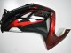 Rouge Noir Brillant Carénage Moto Kawasaki EX650 2012-2016
