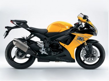 Jaune Carénage Moto Suzuki GSXR 600/750 2011-2024 Pas Chère