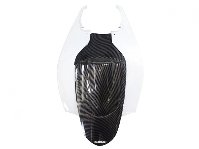 Noir Blanc Fibre de Carbone Style Carénage Moto Suzuki GSXR 600/750 2006-2007