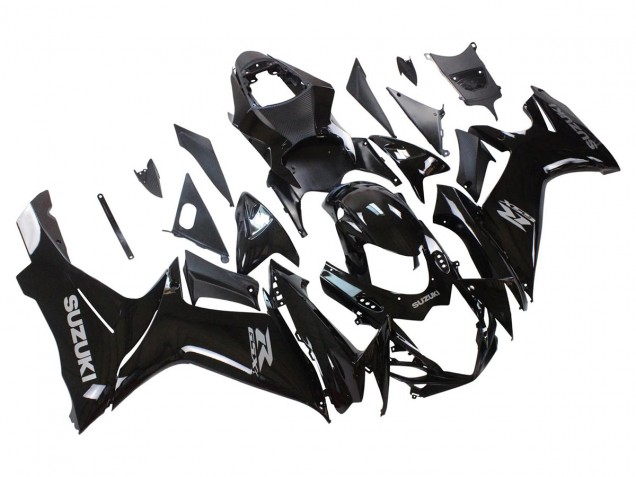 Noir Brillant Carénage Moto Suzuki GSXR 600/750 2011-2024
