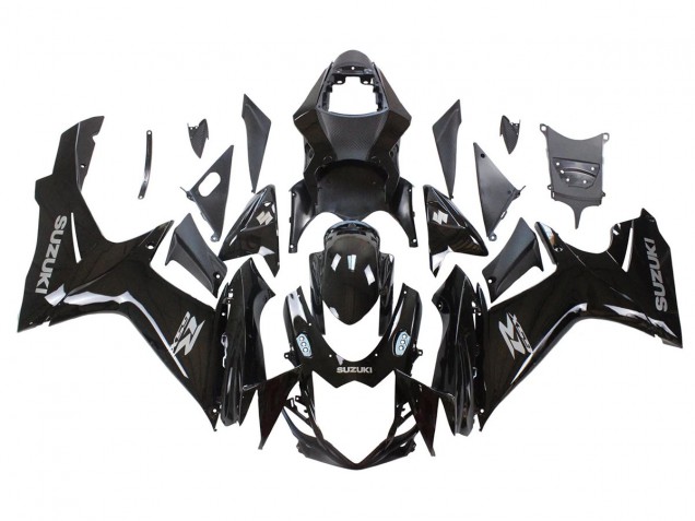 Noir Brillant Carénage Moto Suzuki GSXR 600/750 2011-2024