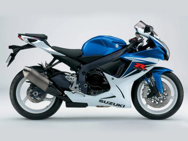 Bleu Blanc Carénage Moto Suzuki GSXR 600/750 2011-2024