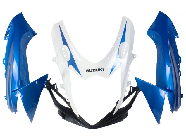 Bleu Blanc Carénage Moto Suzuki GSXR 600/750 2011-2024