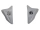 Blanc Noir Brillant Carénage Moto Suzuki GSXR 600/750 2011-2024