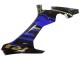 Bleu Or Noir Carénage Moto Yamaha YZF R1 2015-2019
