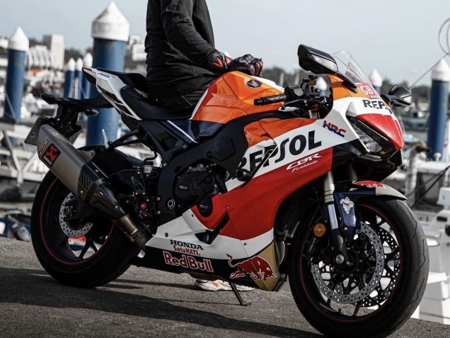 Orange Blanc Rouge Noir Brillant Repsol Red Bull Carénage Moto Honda CBR1000RR 2017-2023
