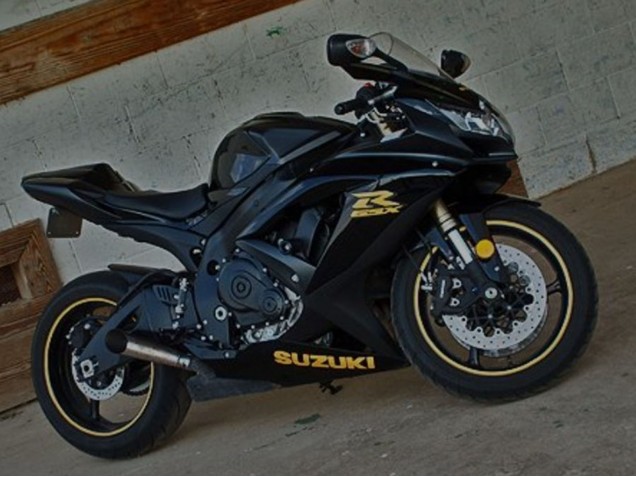 Noir Carénage Moto Suzuki GSXR 600 2001-2003