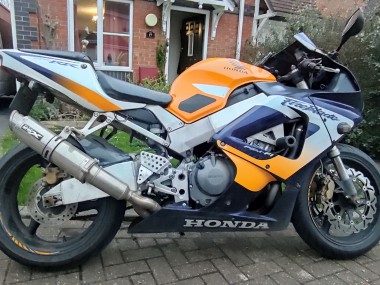 Argent Orange Bleu Carénage Moto Honda CBR900RR 929RR 2000-2001 Pas Chère