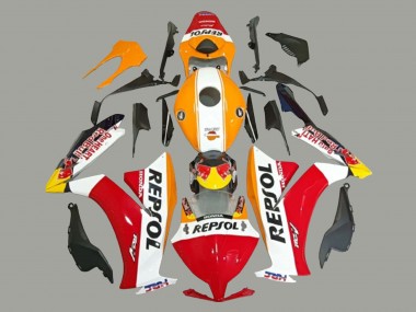 Blanc Orange Rouge Jaune HRC Repsol Carénage Moto Honda CBR1000RR 2012-2016 Pas Chère