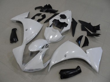 Blanc Carénage Moto Yamaha YZF R1 2009-2011 Pas Chère