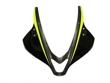 Noir Brillant Haute Visibilité Jaune Carénage Moto Honda CBR600RR 2007-2008 Pas Chère