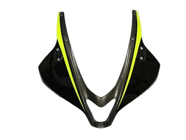 Noir Brillant Haute Visibilité Jaune Carénage Moto Honda CBR600RR 2007-2008