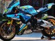 Bleu Jaune Requin Carénage Moto Yamaha YZF R1 2015-2019