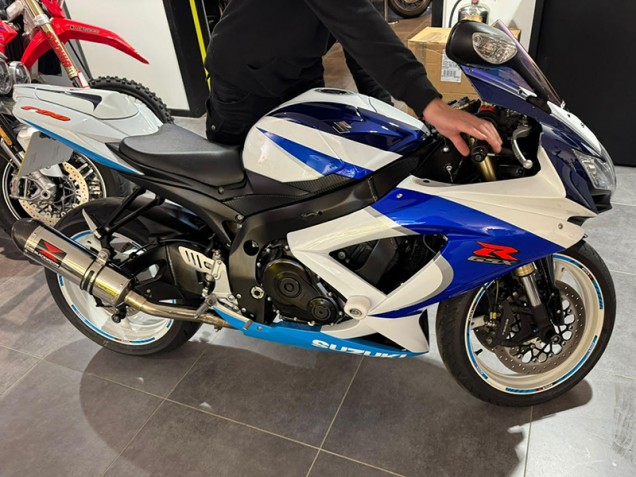 Blanc Bleu Rouge Carénage Moto Suzuki GSXR 600/750 2008-2010