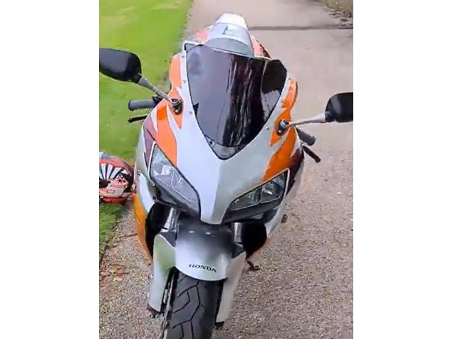 Argent Orange Carénage Moto Honda CBR1000RR 2006-2007