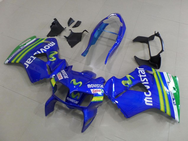 Movistar Carénage Moto Honda VFR 800 98-01 Movistar Carénage Moto Honda VFR 800 98-01
