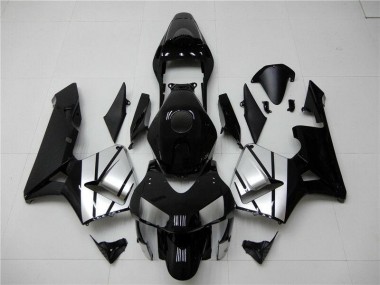 Noir Argent Carénage Moto Honda CBR 600 RR 03-04