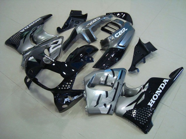 Noir Argent Carénage Moto Honda CBR 900 RR 893 96-97 Noir Argent Carénage Moto Honda CBR 900 RR 893 96-97