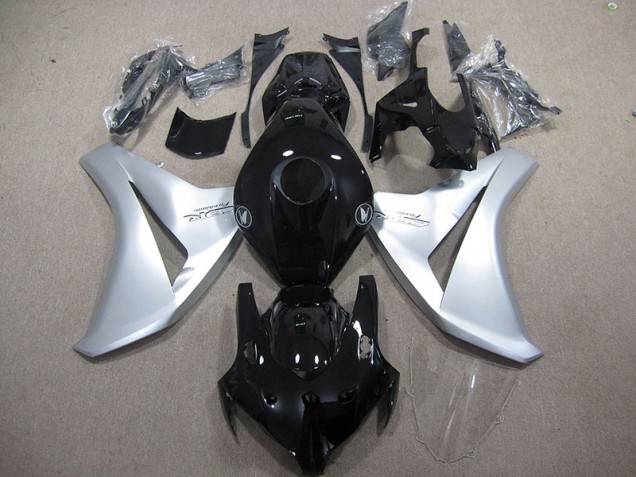 Noir Argent Fireblade Carénage Moto Honda CBR 1000 RR 08-11 Noir Argent Fireblade Carénage Moto Honda CBR 1000 RR 08-11