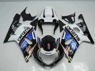 Noir Blanc Bleu Viru Carénage Moto Suzuki GSXR 750 K1 K2 K3 01-03