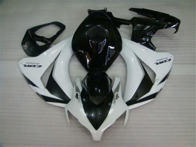 Noir Blanc Carénages Moto Honda CBR 1000 RR 08-11 Noir Blanc Carénages Moto Honda CBR 1000 RR 08-11